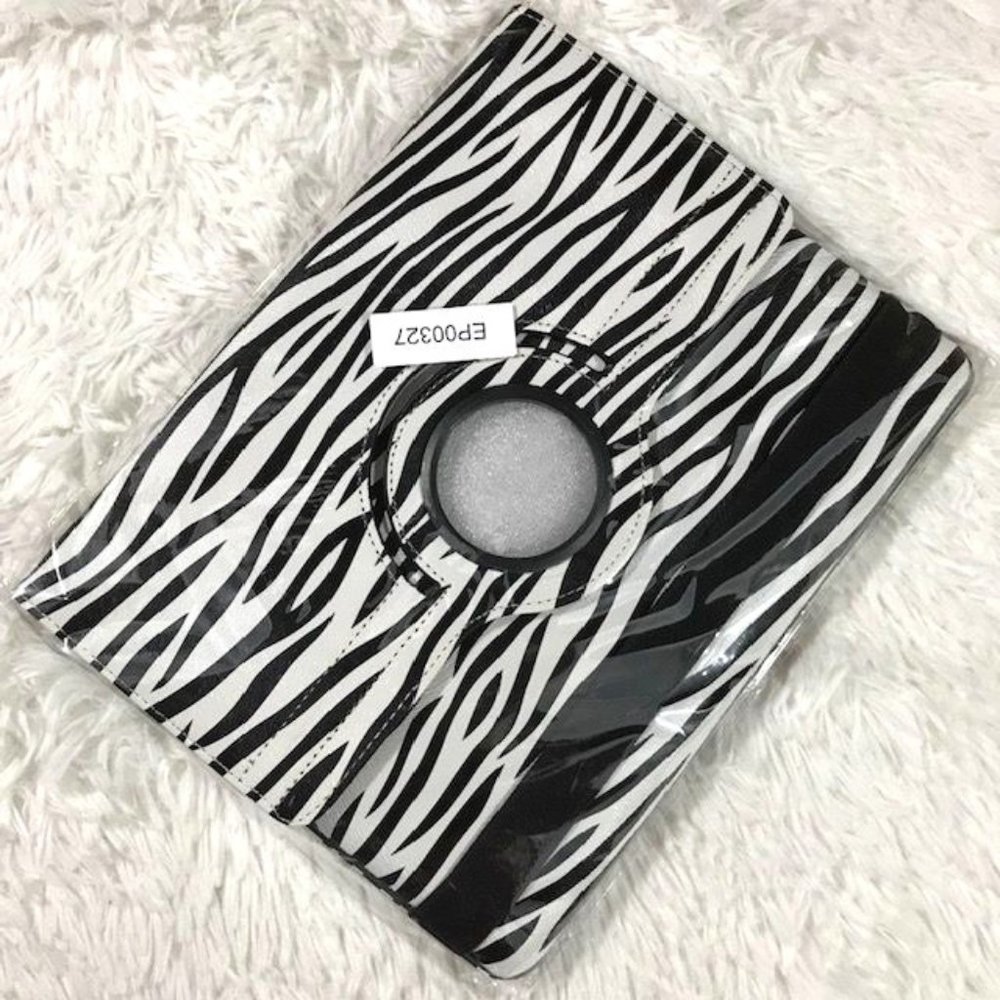 Zebra 360 Degrees Rotating Stand Smart Cover Case for IPad 4th Gen IPad 2 IPad 3